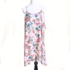 Paper Crane Tank Sundress Floral Lined Lil…
